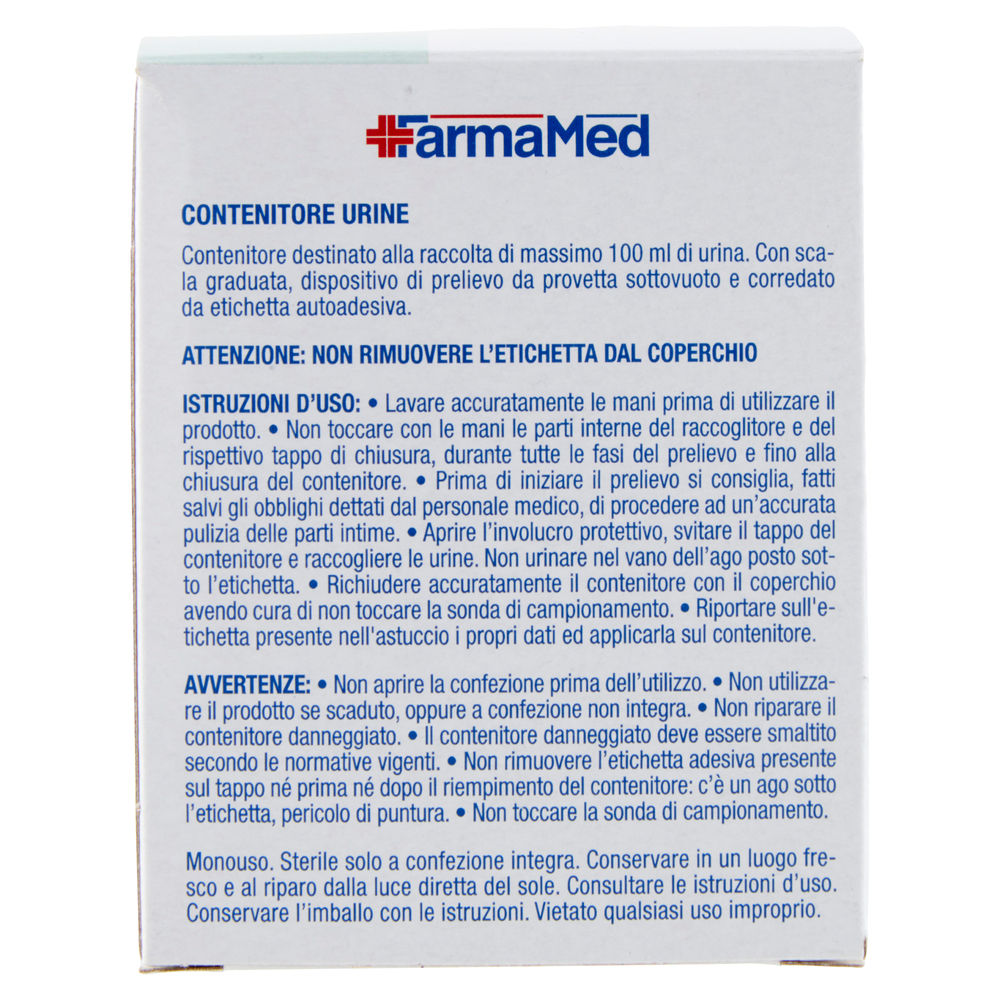 CONTENITORE URINE FARMAMED DISP.PRELIEVO PZ.1 - 1
