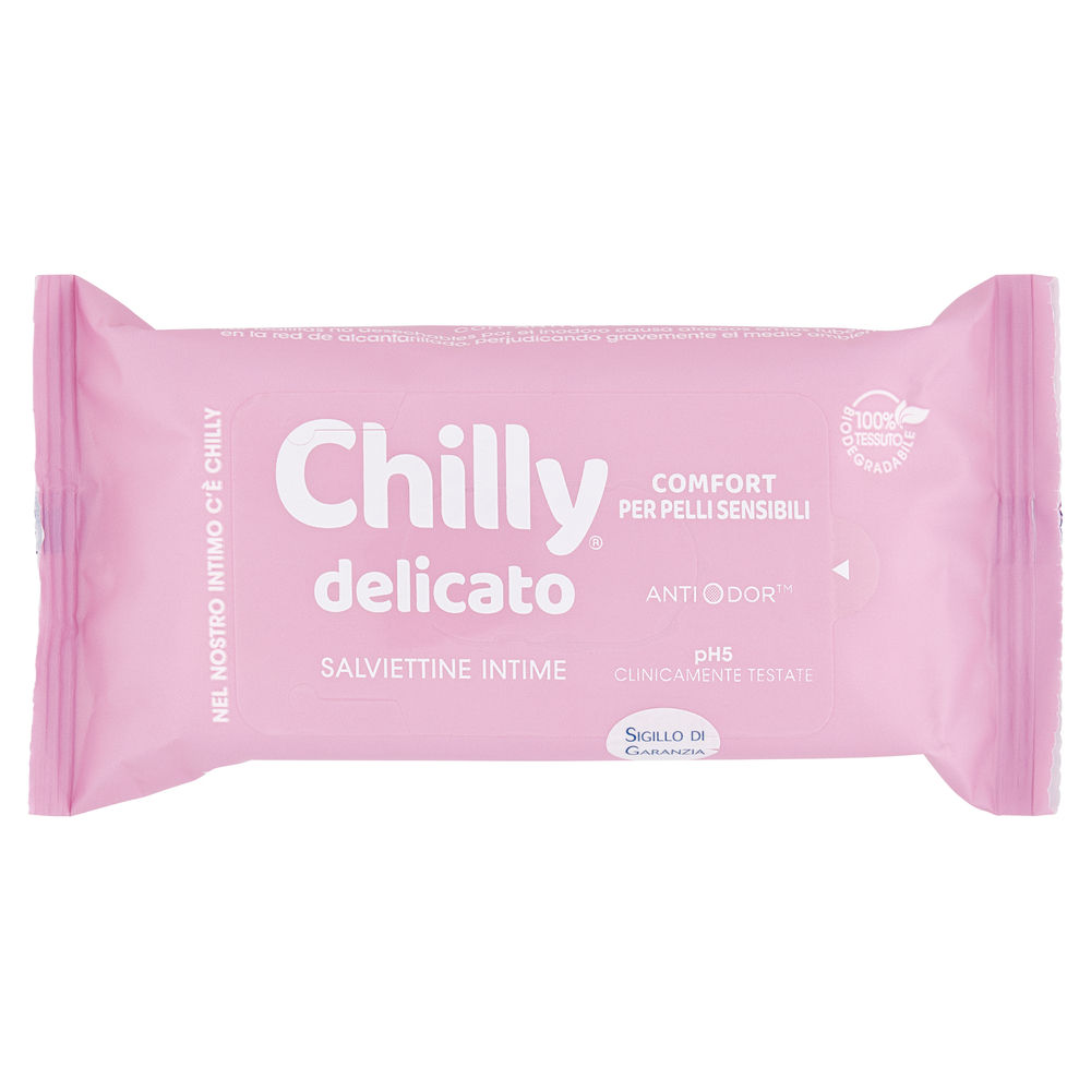 SALVIETTE INTIME CHILLY DELICATE PZ.12 - 0