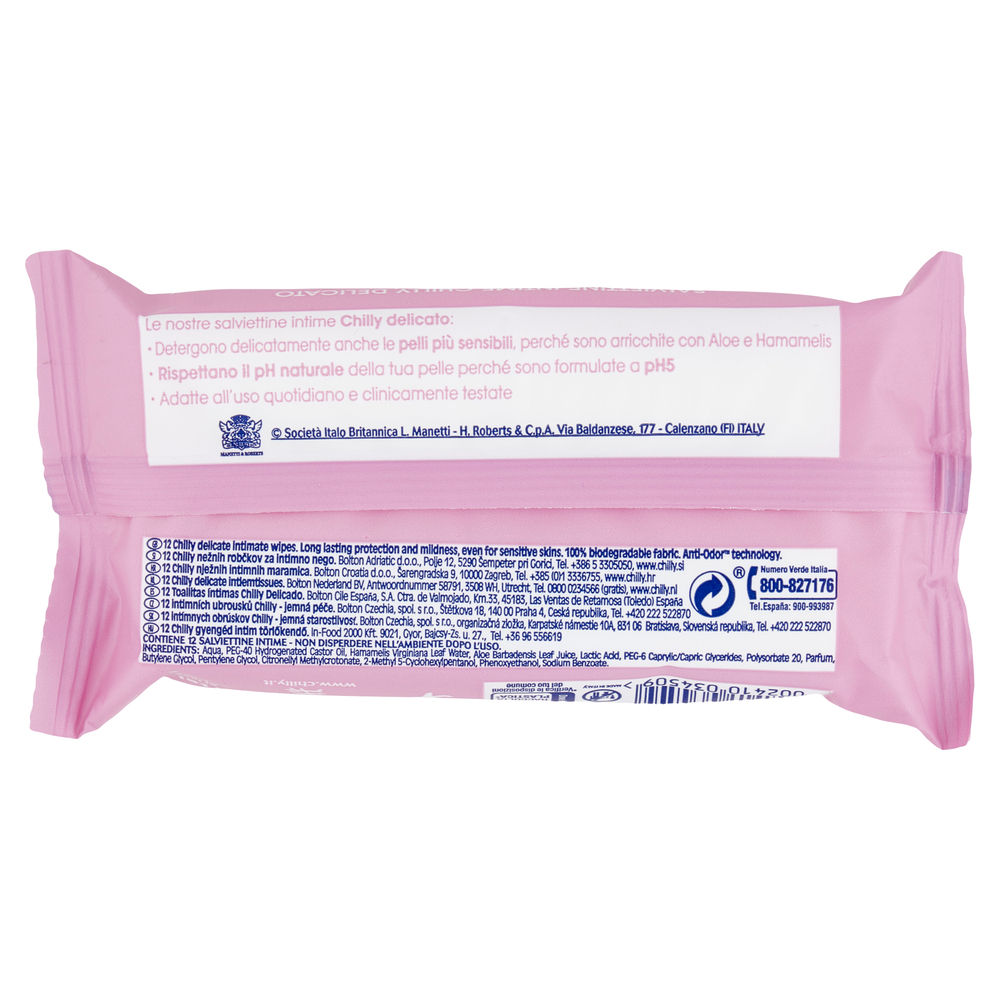 SALVIETTE INTIME CHILLY DELICATE PZ.12 - 1