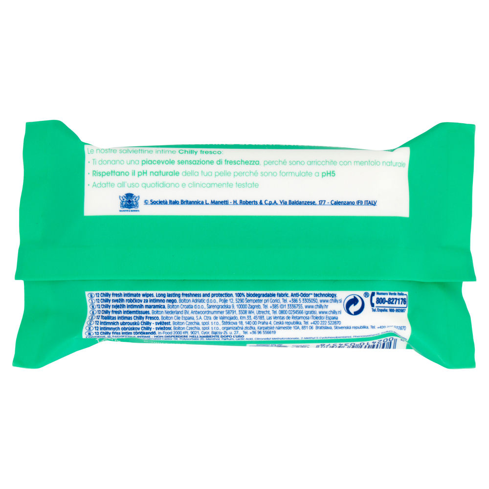 SALVIETTE INTIME CHILLY FRESCHE PZ.12 - 1