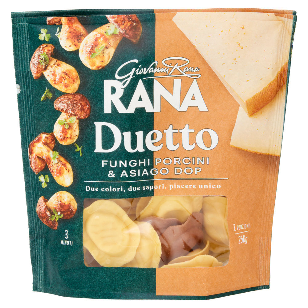 SFOGLIAVELO DUETTO FUNGHI PORCINI E ASIAGO DOP RANA G 250 - 5