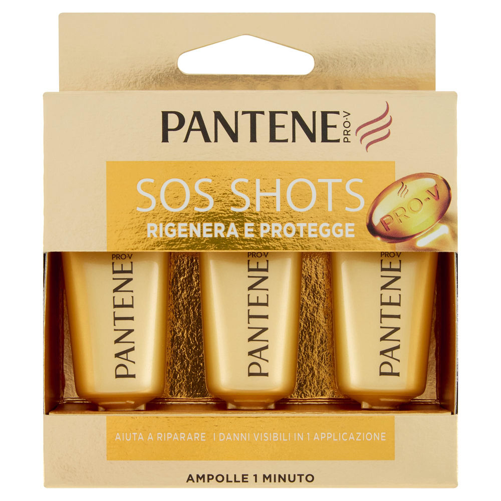 MASCHERA AMPOLLE PANTENE SOS SHOTS RIGENERA&PROTEGGE ML15X3 - 0
