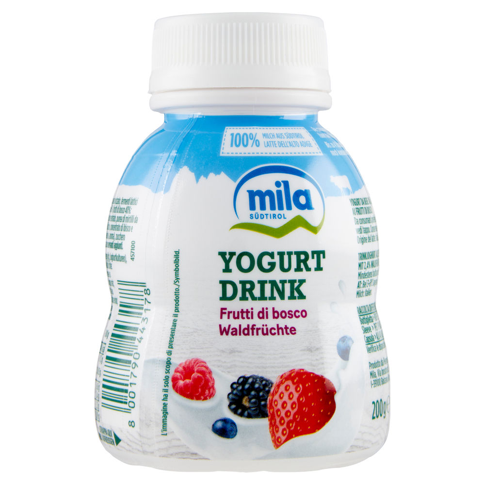 YOGURT DRINK MILA FRUTTI DI BOSCO BTG 200 G - 1