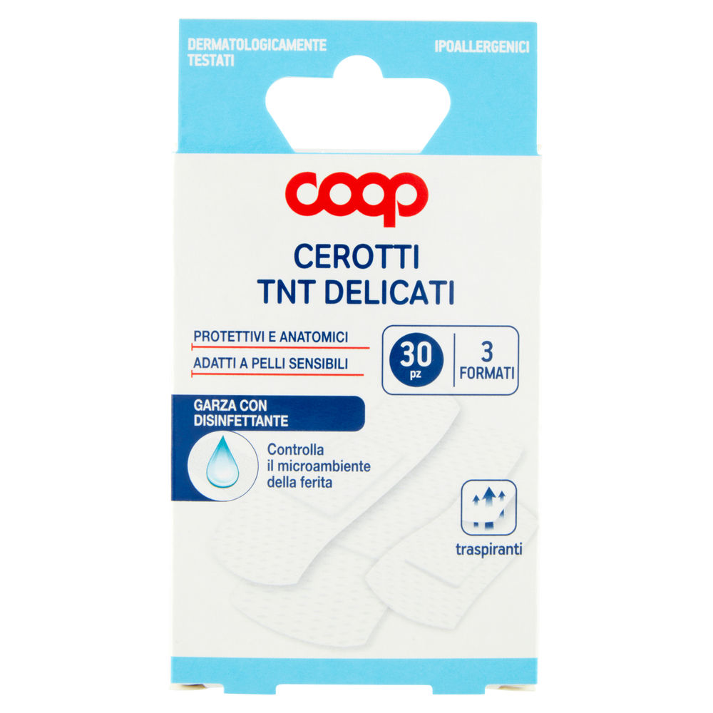 CEROTTI TNT DELICATI COOP 3 FORMATI PZ 30 - 0