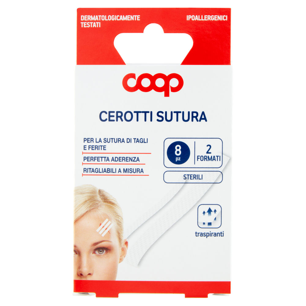 CEROTTI SUTURA COOP 2 FORMATI PZ 8 - 0