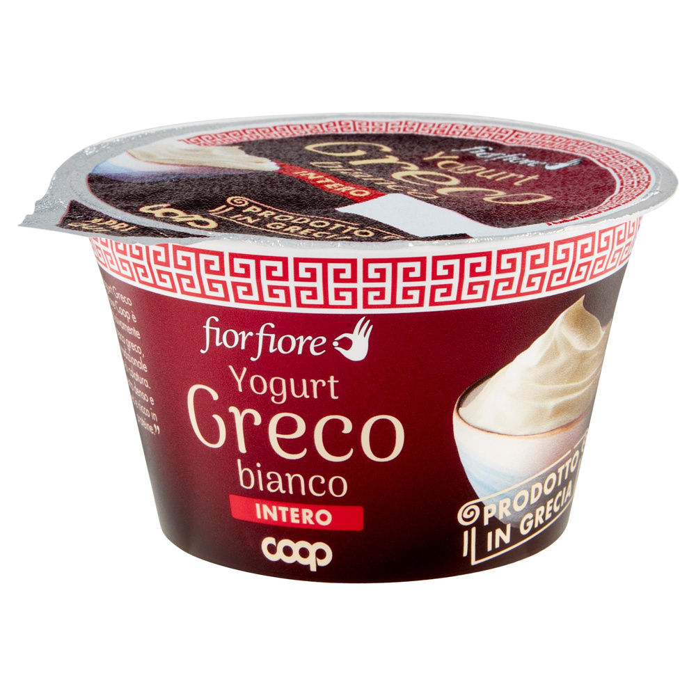 YOGURT GRECO INTERO BIANCO FIOR FIORE COOP G 170 - 3
