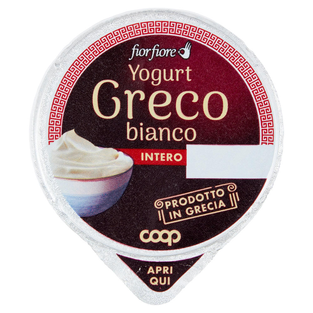 YOGURT GRECO INTERO BIANCO FIOR FIORE COOP G 170 - 2