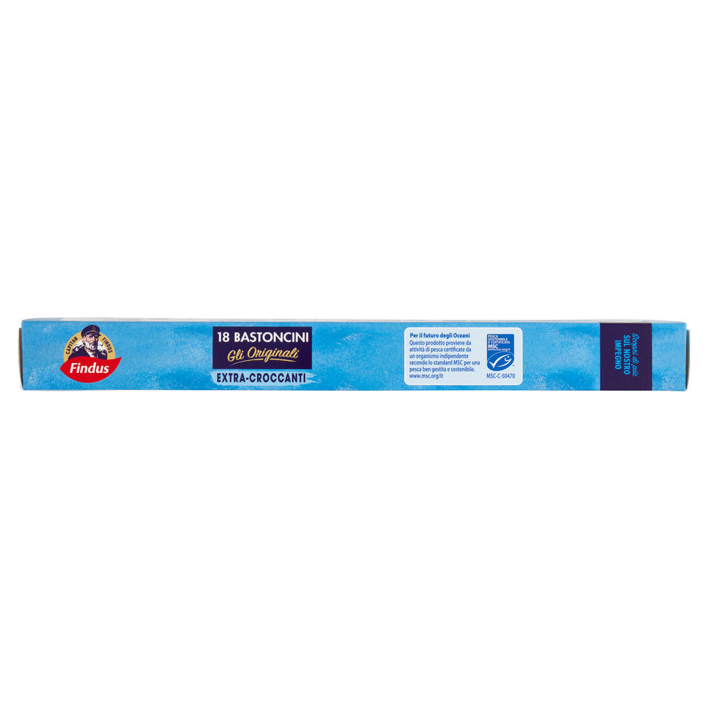 18 BASTONCINI DI FILETTI DI MERLUZZO CAPITAN FINDUS CARTONE G 450 - 6