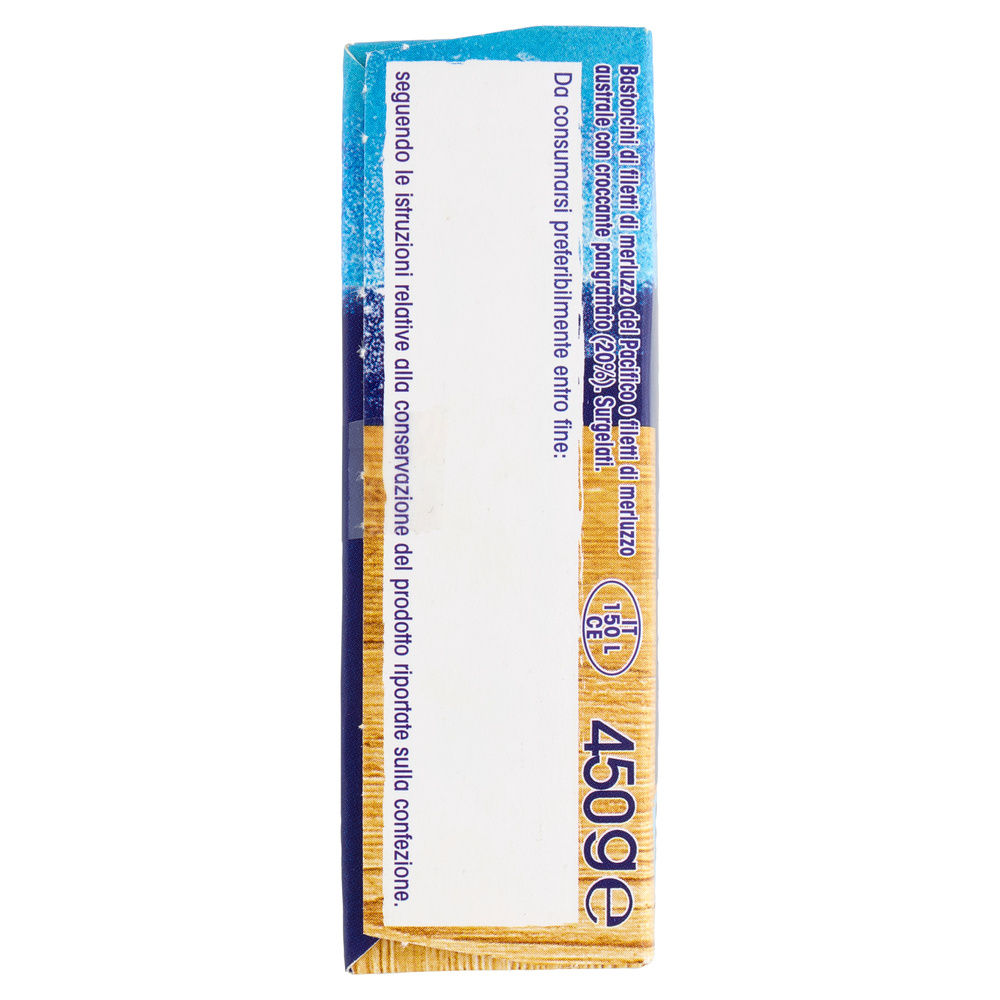 18 BASTONCINI DI FILETTI DI MERLUZZO CAPITAN FINDUS CARTONE G 450 - 12