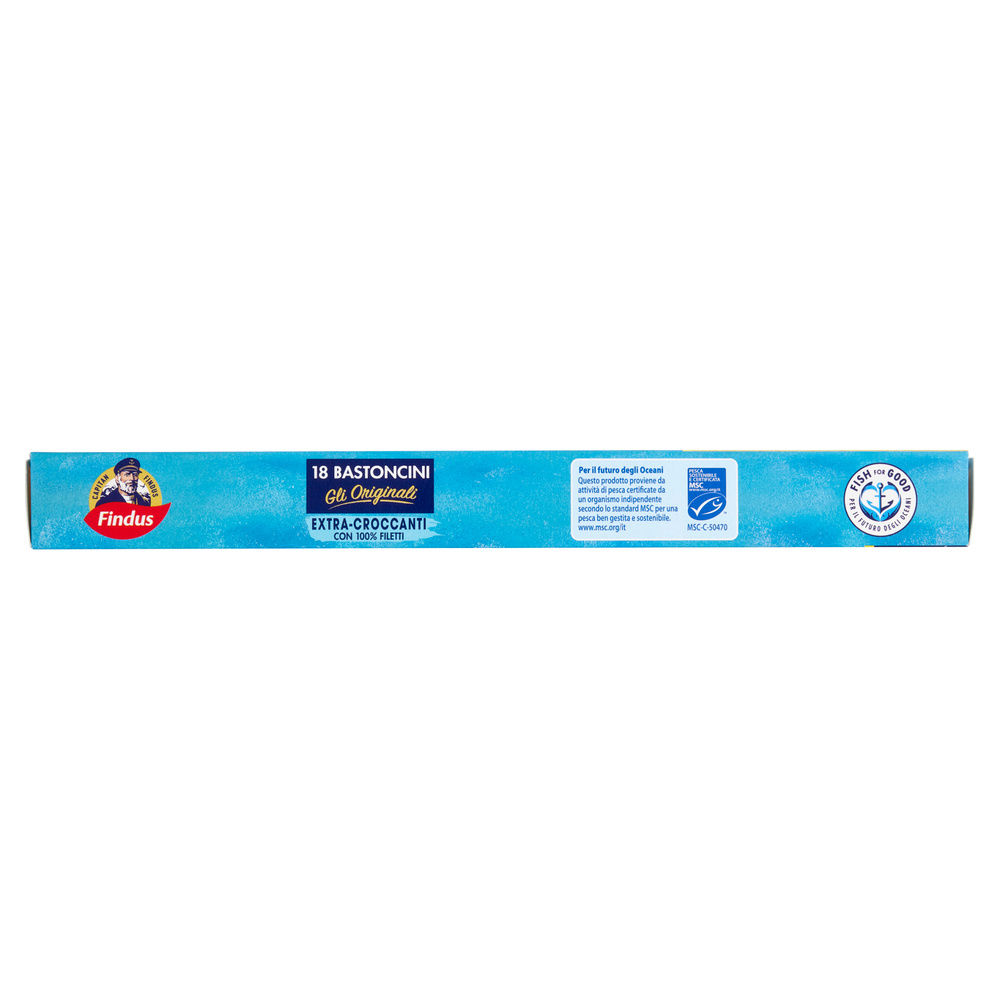 18 BASTONCINI DI FILETTI DI MERLUZZO CAPITAN FINDUS CARTONE G 450 - 14