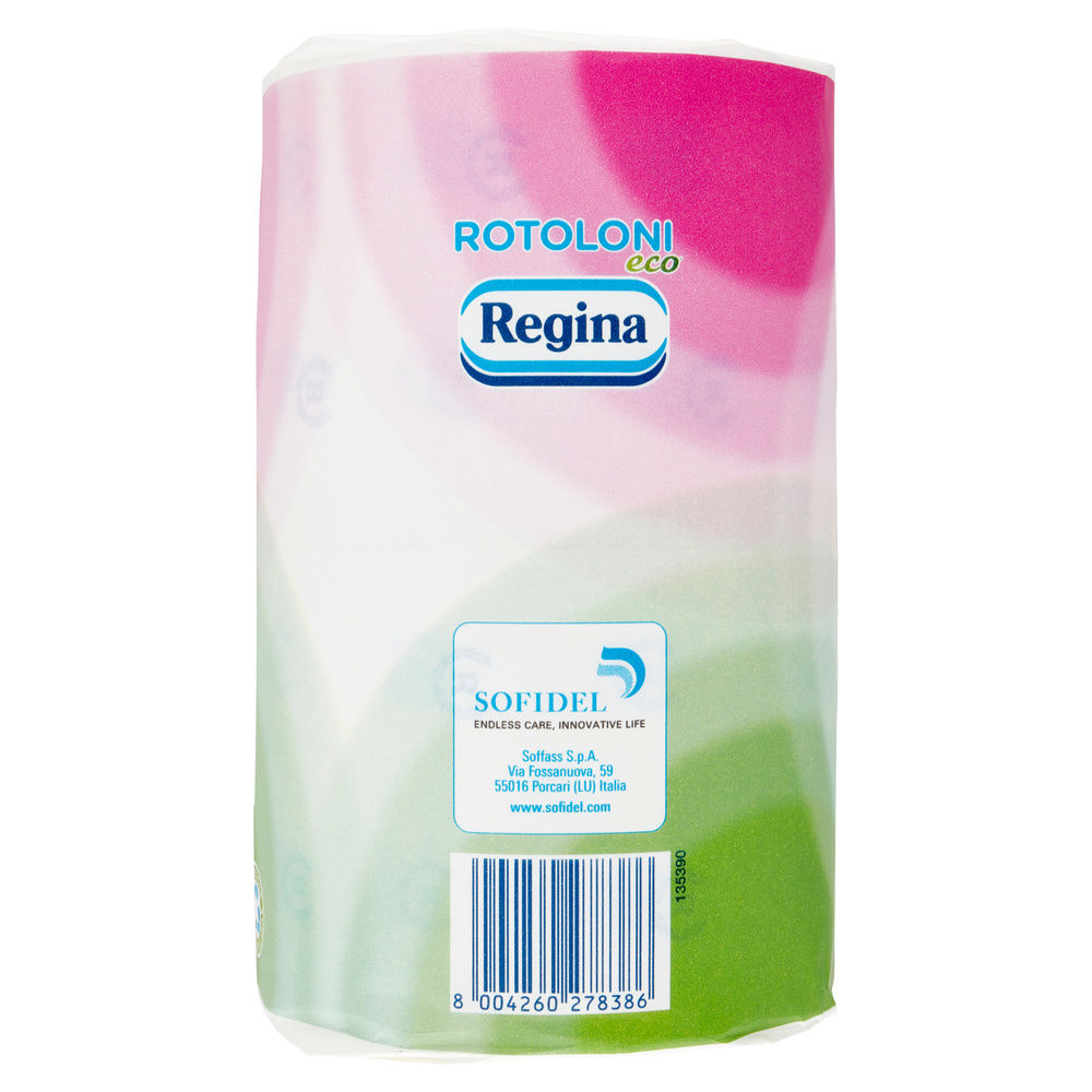 CARTA IGIENICA ROTOLONI REGINA ECO DEC. 2VELI PZ4 CONFEZIONE IN CARTA - 4