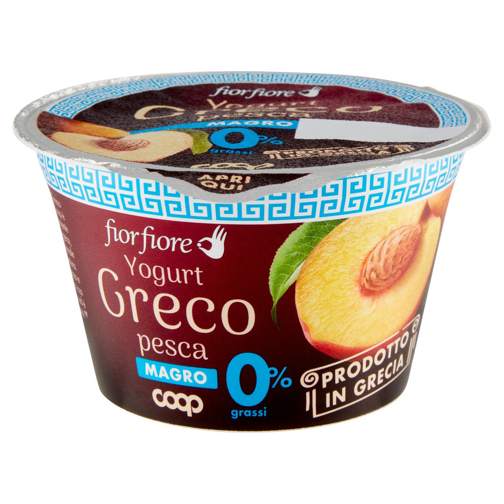 YOGURT GRECO MAGRO PESCA FIOR FIORE COOP G 170 - 3