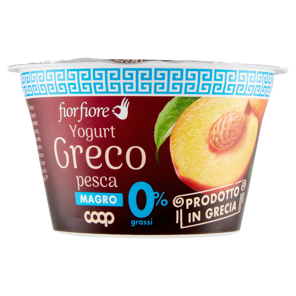 YOGURT GRECO MAGRO PESCA FIOR FIORE COOP G 170 - 5