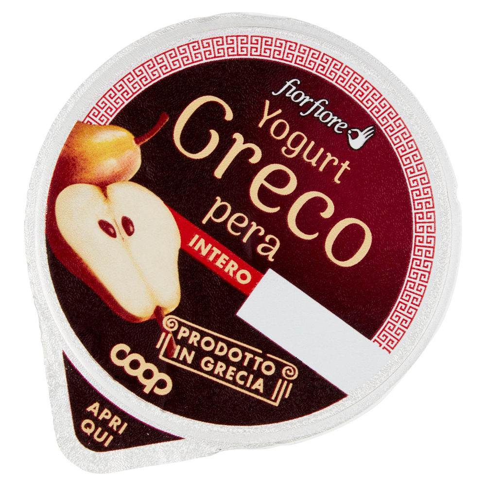 YOGURT GRECO INTERO PERA FIOR FIORE COOP G 170 - 4