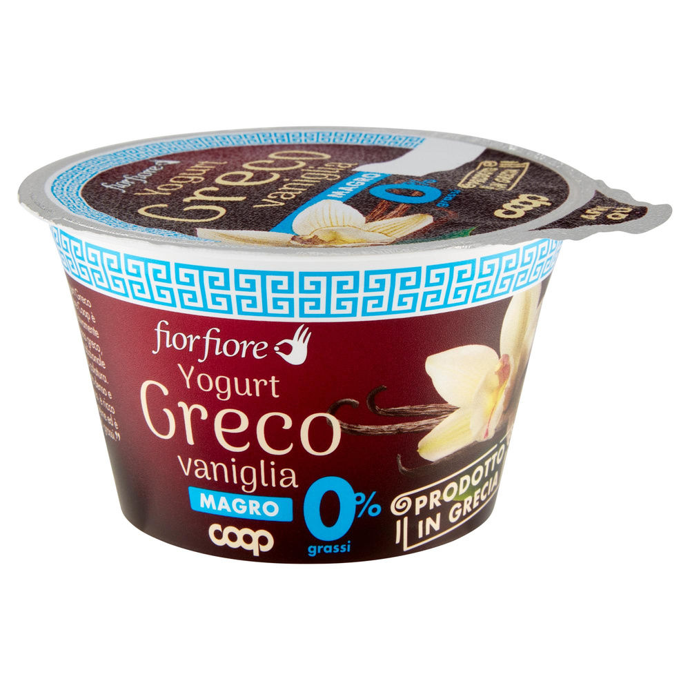 YOGURT GRECO MAGRO VANIGLIA FIOR FIORE COOP G 170 - 4