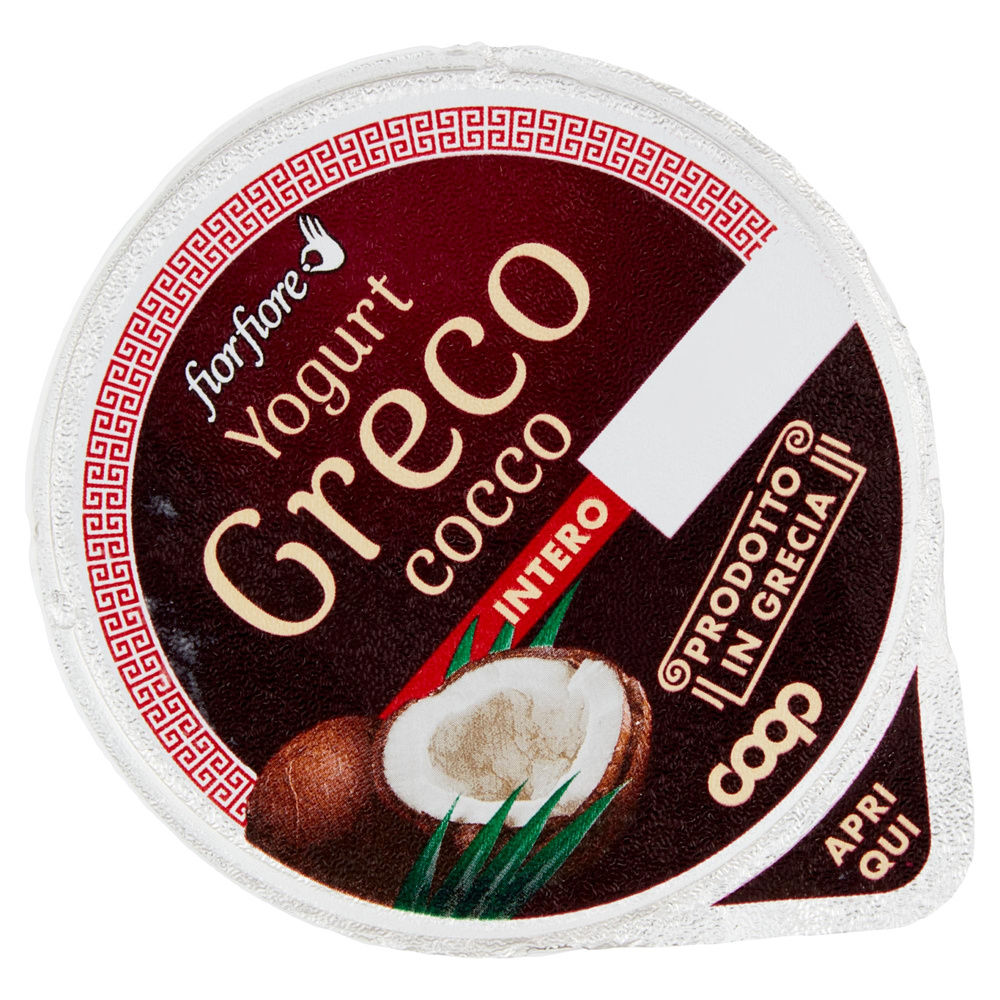 YOGURT GRECO INTERO COCCO FIOR FIORE COOP G 170 - 3