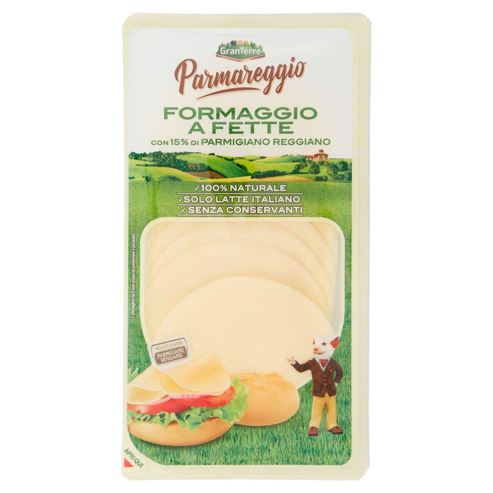 FORMAGGIO A FETTE CON PARMIGIANO REGGIANO VASCHETTA G 120 - 0
