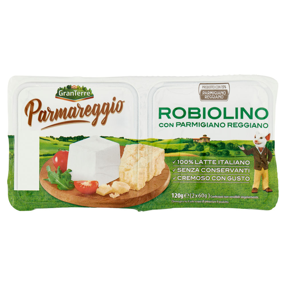 ROBIOLINO CON PARMIGIANO REGGIANO G 2X60 - 0
