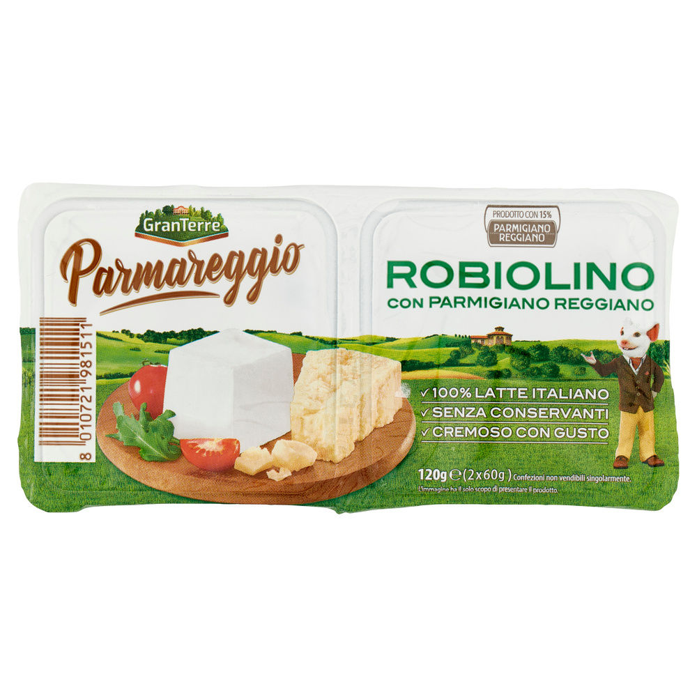 ROBIOLINO CON PARMIGIANO REGGIANO G 2X60 - 6