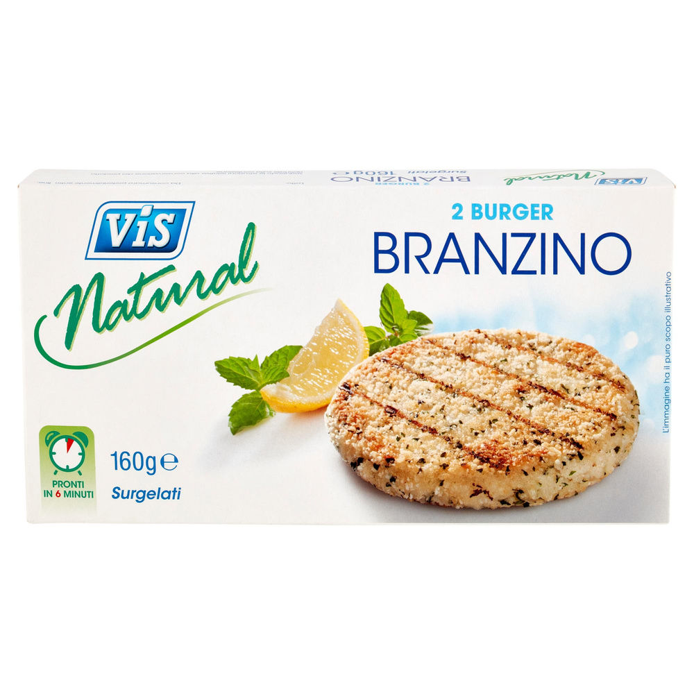 BURGER DI BRANZINO SURGELATO VIS G 160 - 2