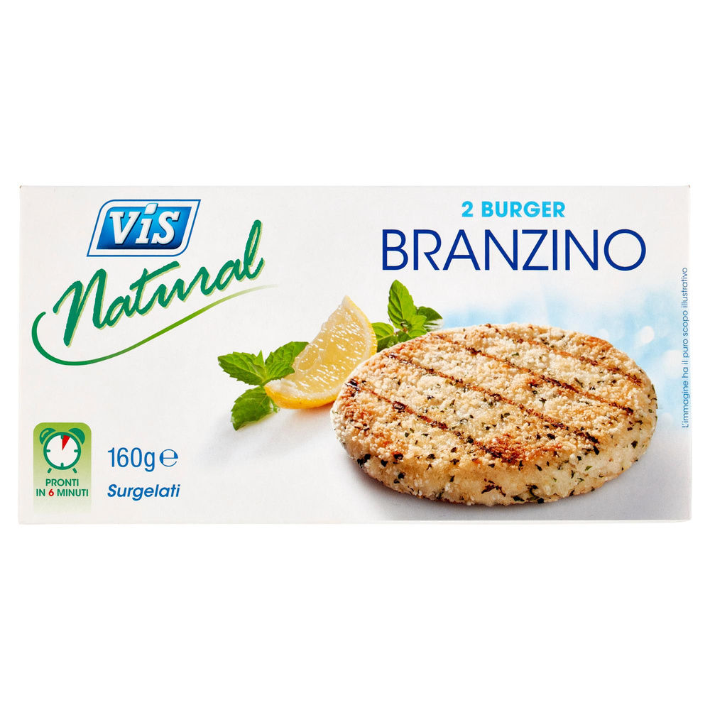 BURGER DI BRANZINO SURGELATO VIS G 160 - 3