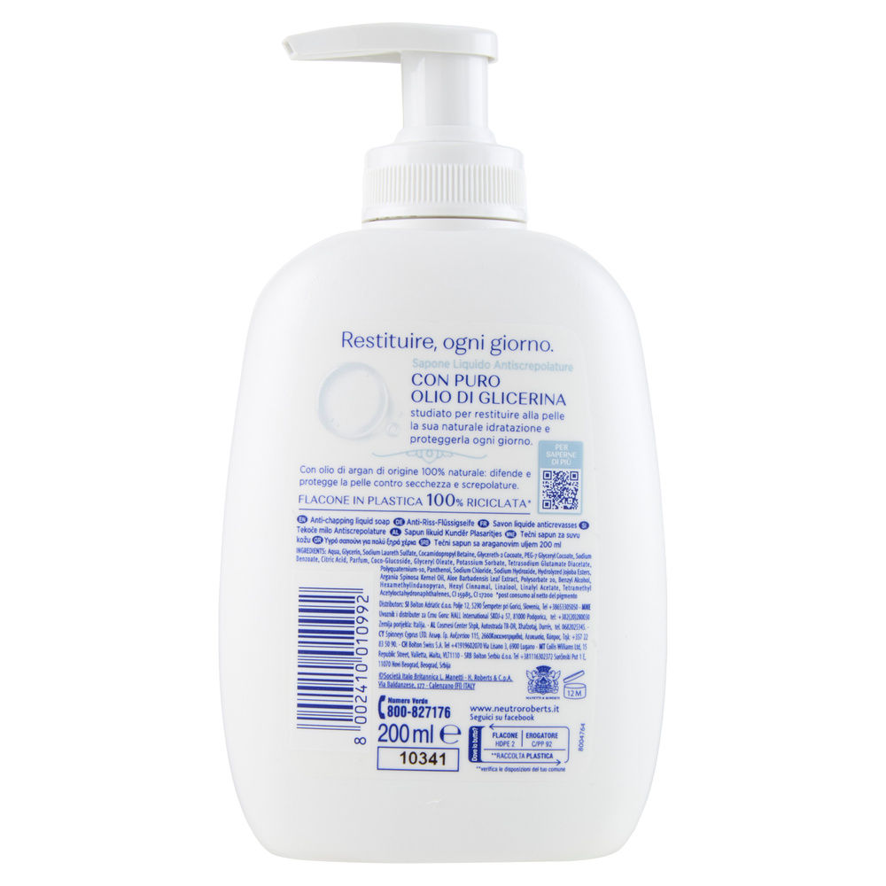 SAPONE LIQUIDO NEUTRO ROBERTS ANTISCREPOLATURE ML 200 - 1