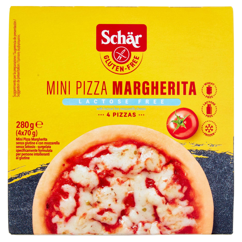 -SG-MINI PIZZA MARGHERITA SENZA GLUTINE SENZA LATT SCHAR SCATOLA PZ 4 G 280 - 5