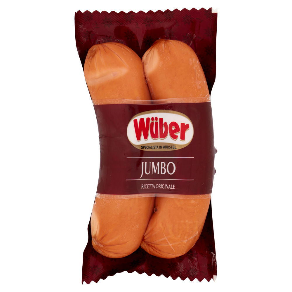 WURSTEL JUMBO DELICATESSEN WUBER 2 PZ 300G - 2