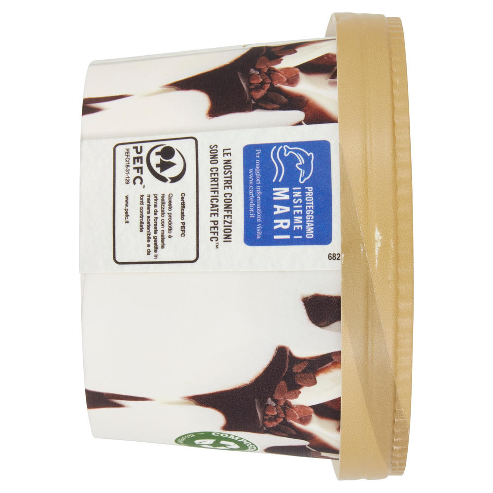 CARTE D'OR AFFOGATO AL CIOCCOLATO ALGIDA VASCHETTA COMPOSTABILE G 500 - 2