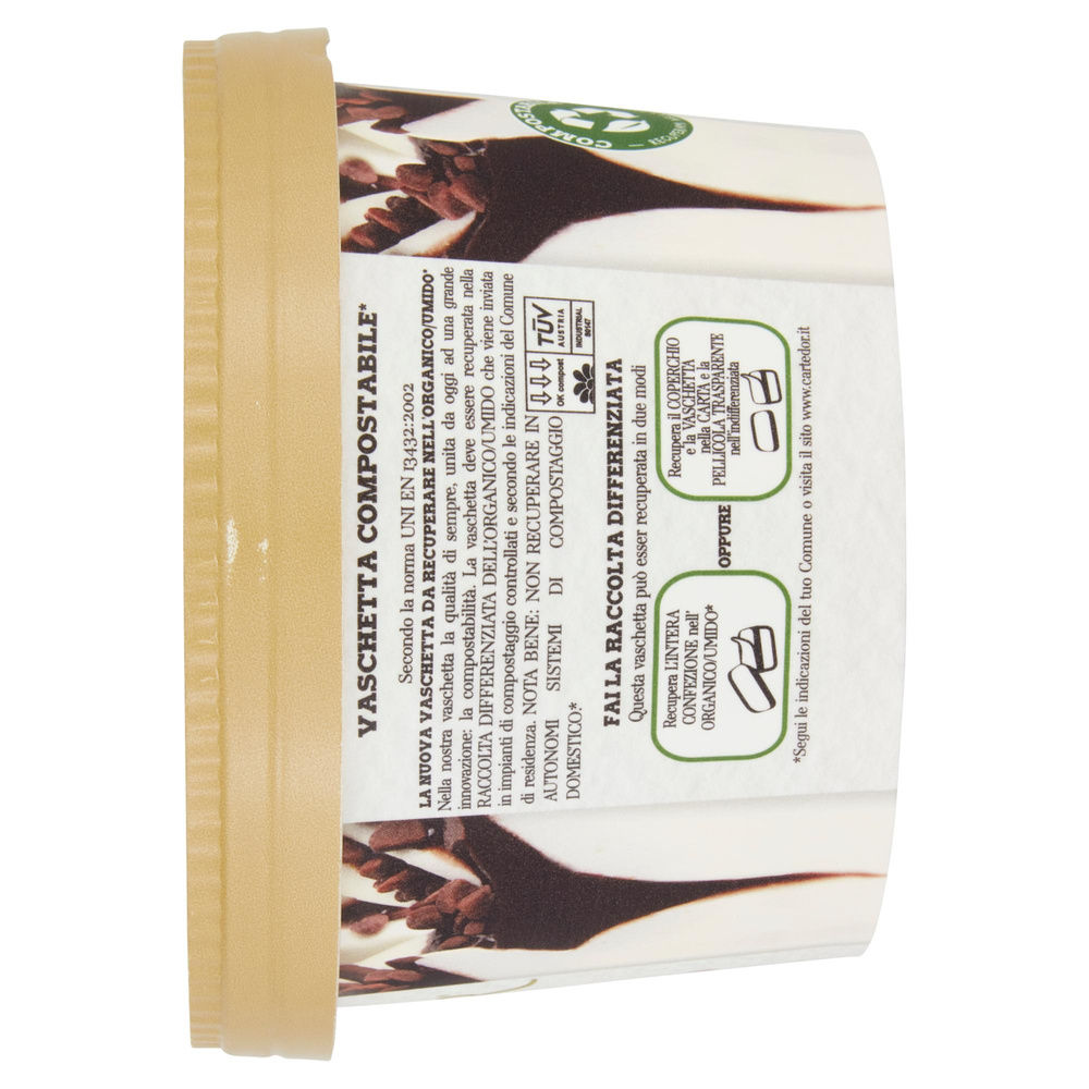 CARTE D'OR AFFOGATO AL CIOCCOLATO ALGIDA VASCHETTA COMPOSTABILE G 500 - 3