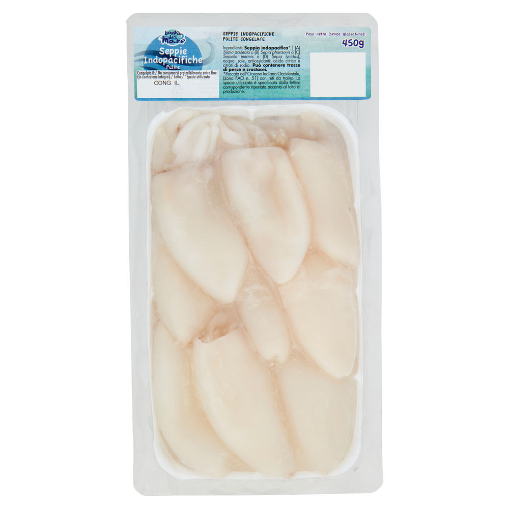 PP-SEPPIE INDOPACIFICHE PULITE BONTÀ DEL MARE VASCHETTA G 450 - 0