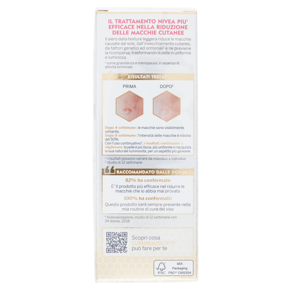 SIERO ANTIMACCHIE LUMINOUS 630 NIVEA CELLULAR ML 30 - 1