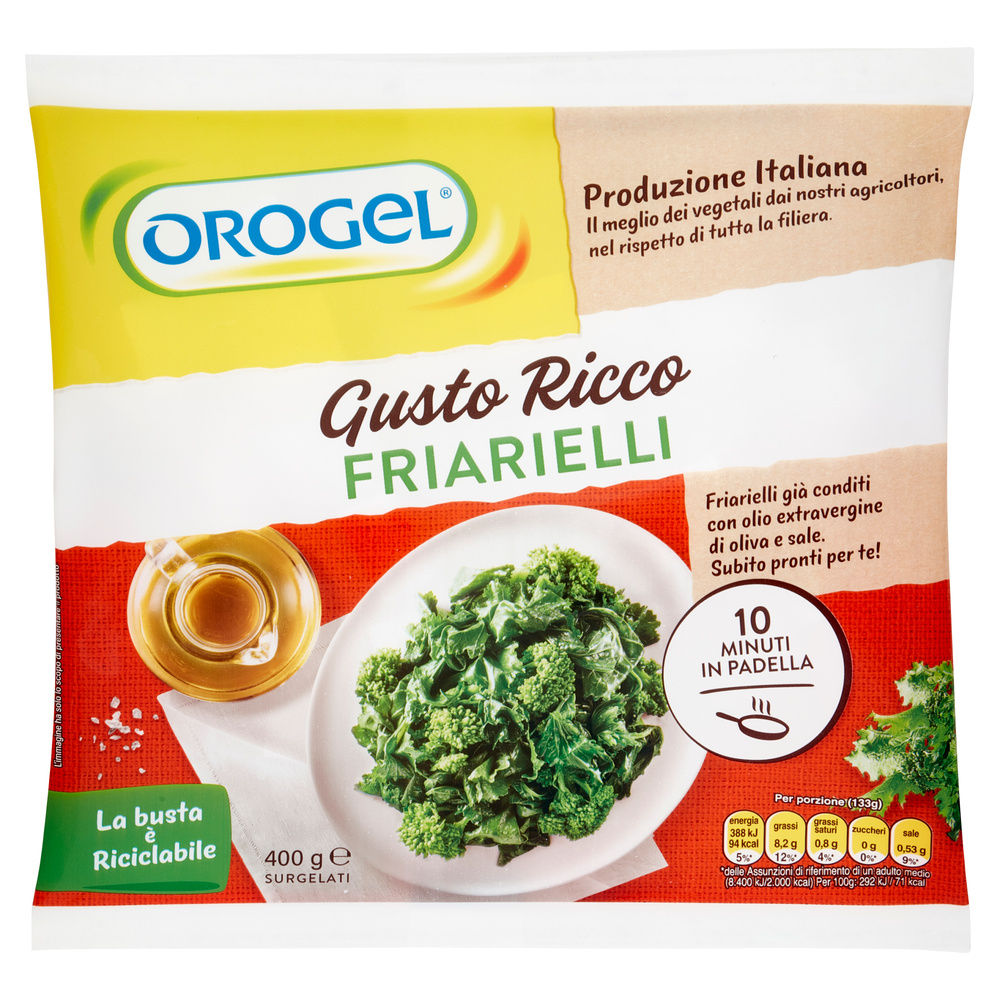 FRIARIELLI GUSTO RICCO OROGEL BUSTA G 400 - 4