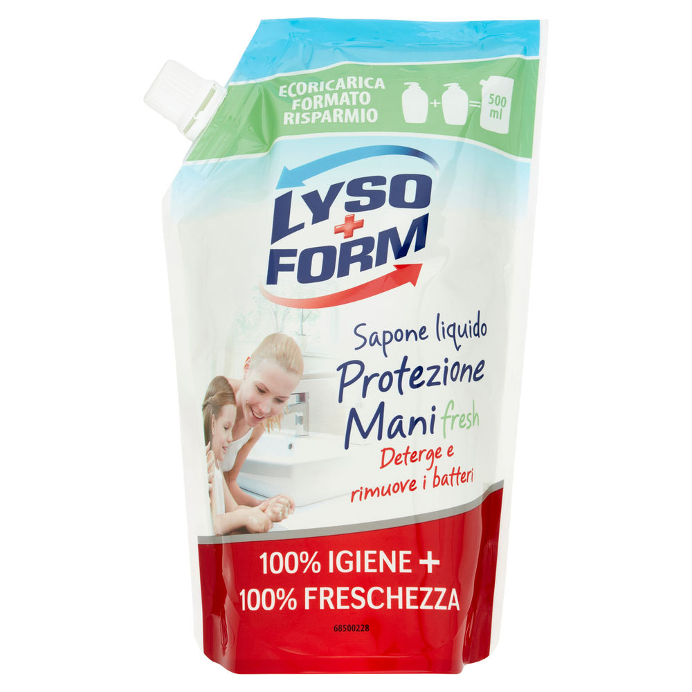 RICARICA SAPONE LIQUIDO LYSOFORM FRESCHEZZA ML 500 - 0