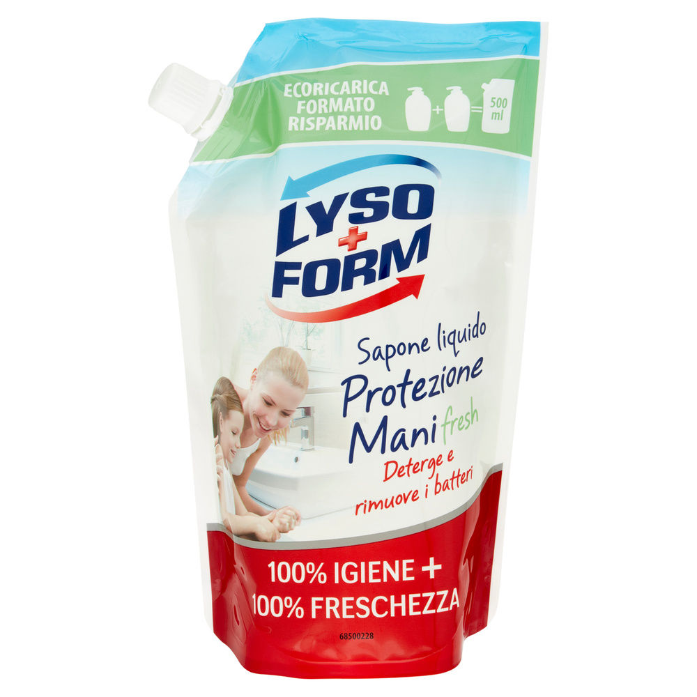 RICARICA SAPONE LIQUIDO LYSOFORM FRESCHEZZA ML 500 - 2