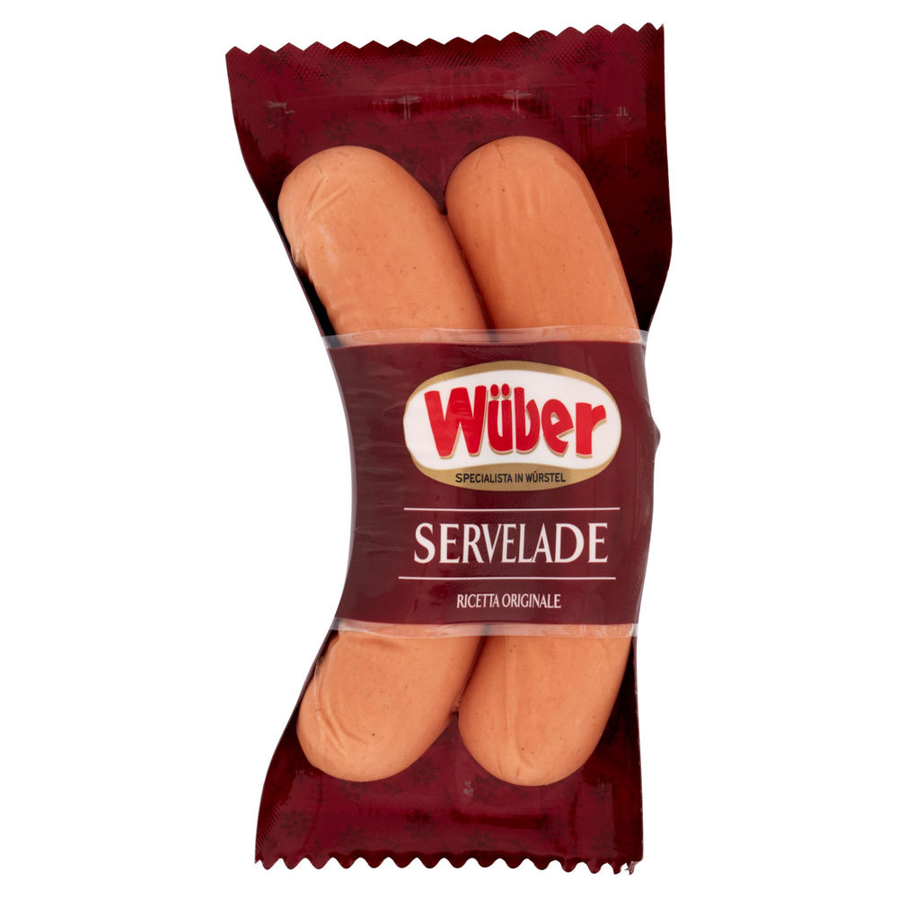 Wurstel servelade delicatessen wuber 2pz 200g