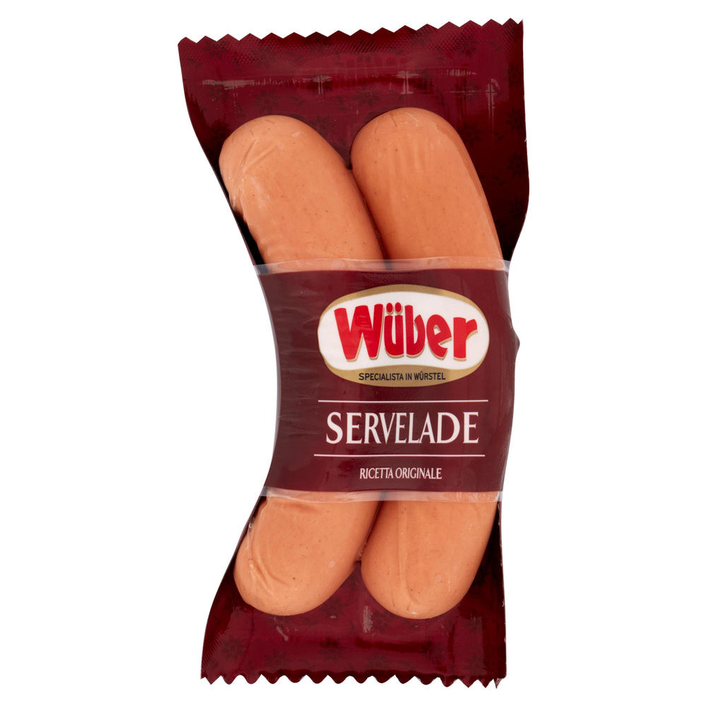 WURSTEL SERVELADE DELICATESSEN WUBER 2PZ 200G - 2