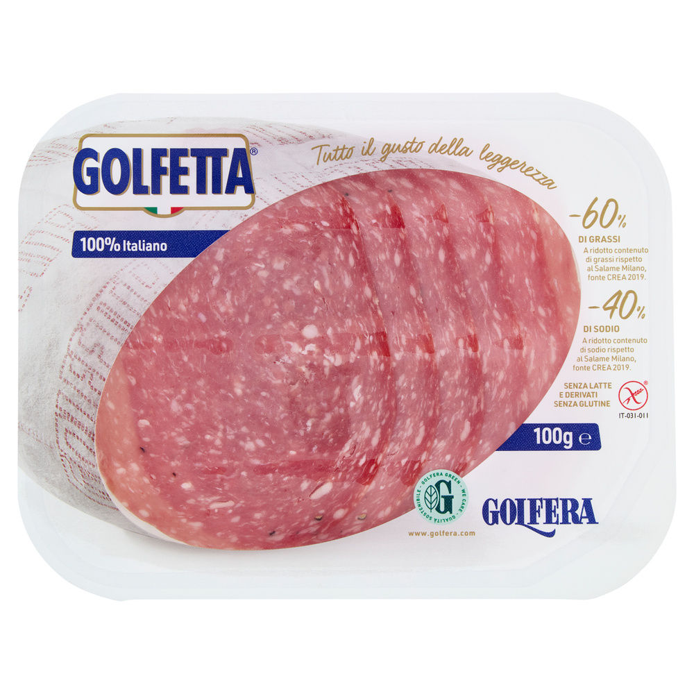 SALAME GOLFETTA  AFFETTATO GOLFERA VASCHETTA G 100 - 0