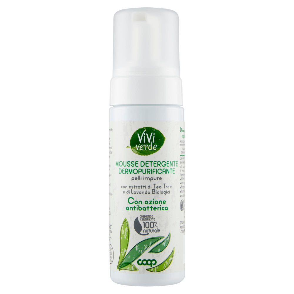 MOUSSE DETERGENTE DERMOPURIFICANTE VIVI VERDE COOP ML 150 - 0