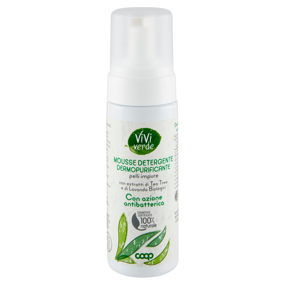 MOUSSE DETERGENTE DERMOPURIFICANTE VIVI VERDE COOP ML 150 - 3