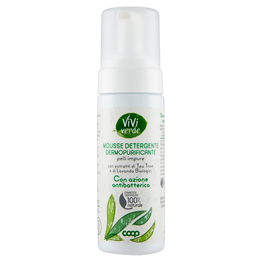 MOUSSE DETERGENTE DERMOPURIFICANTE VIVI VERDE COOP ML 150 - 2