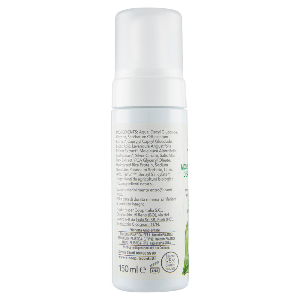 MOUSSE DETERGENTE DERMOPURIFICANTE VIVI VERDE COOP ML 150 - 4