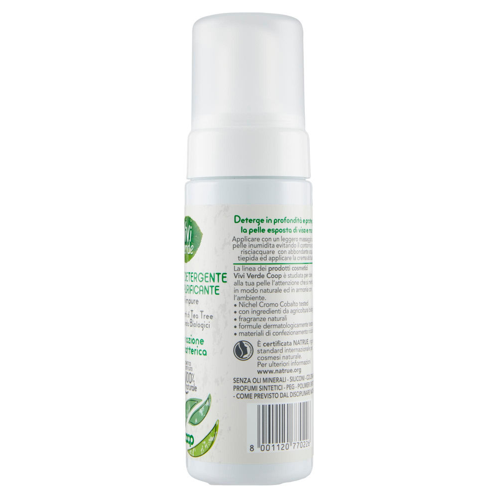 MOUSSE DETERGENTE DERMOPURIFICANTE VIVI VERDE COOP ML 150 - 5