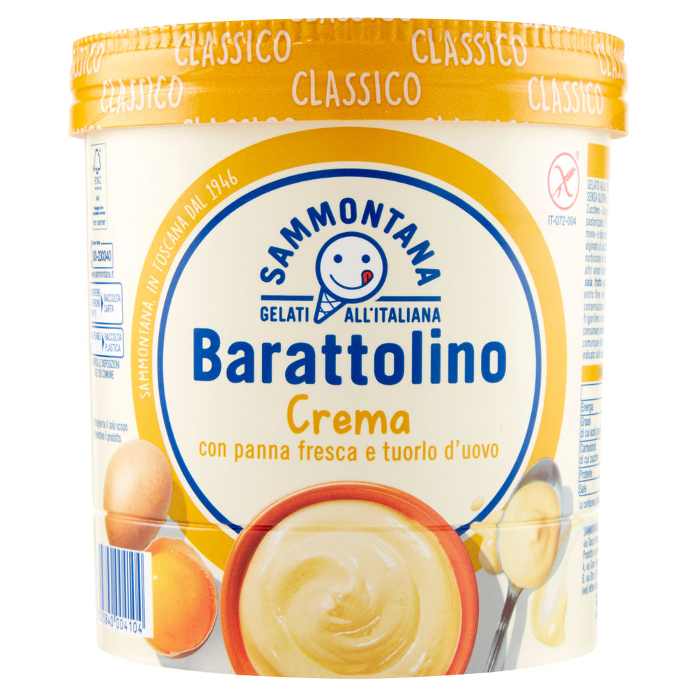BARATTOLINO CLASSICO CREMA SAMMONTANA G 500 - 1