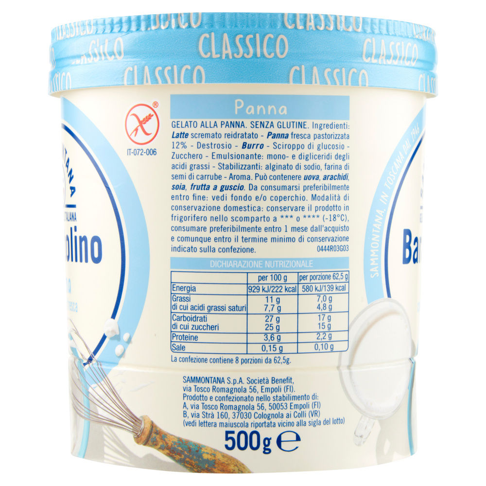 BARATTOLINO CLASSICO PANNA SAMMONTANA G 500 - 4