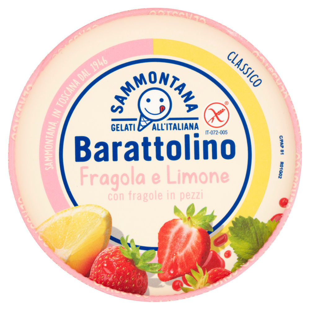 BARATTOLINO CLASSICO FRAGOLA E LIMONE SAMMONTANA G 500 - 6