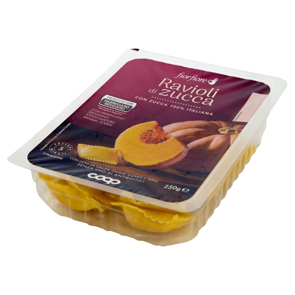RAVIOLI  DI ZUCCA FIOR FIORE COOP G 250 - 10