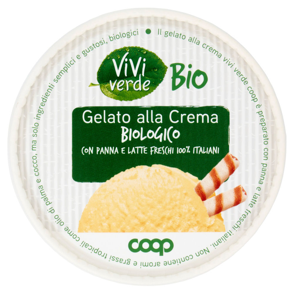 COPPETTA GELATO BIOLOGICO ALLA CREMA VIVIVERDE COOP G 80 - 2
