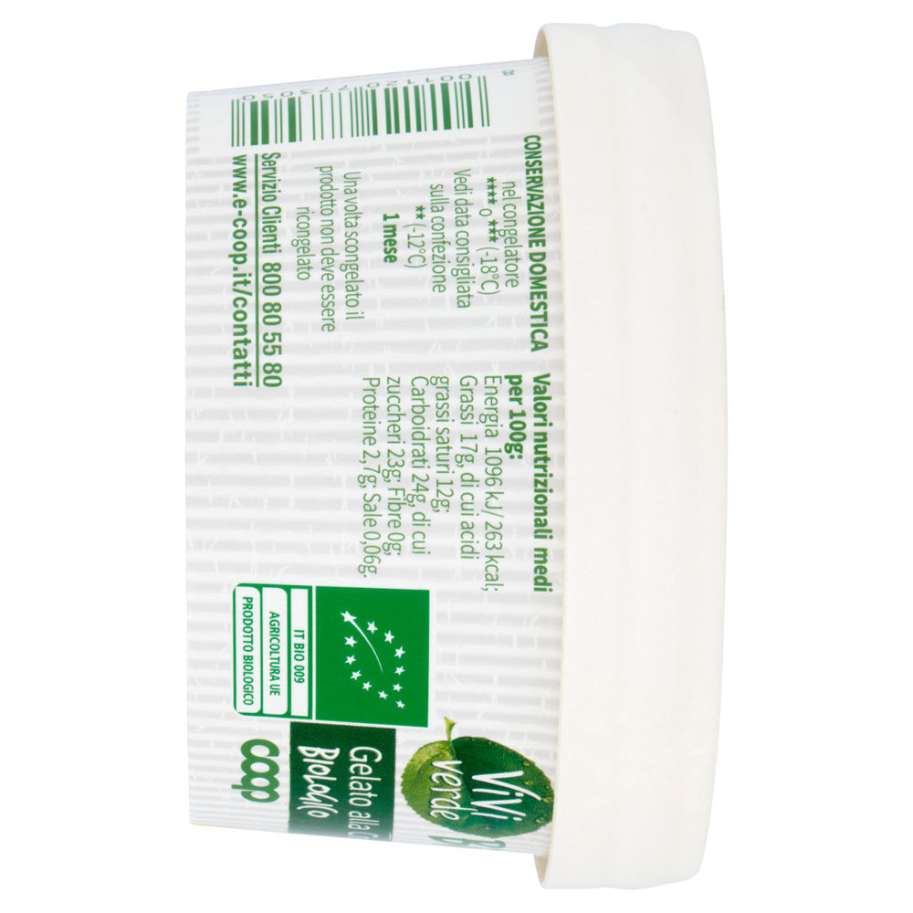 COPPETTA GELATO BIOLOGICO ALLA CREMA VIVIVERDE COOP G 80 - 7