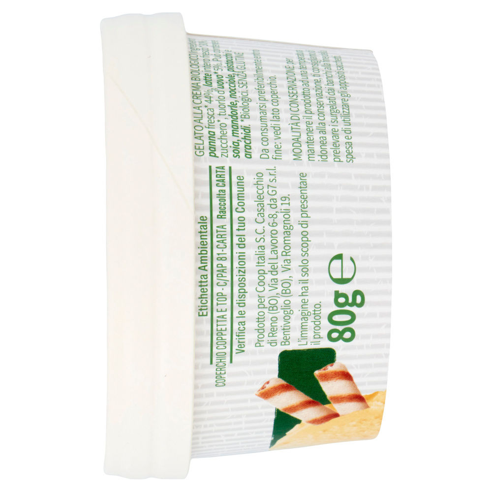 COPPETTA GELATO BIOLOGICO ALLA CREMA VIVIVERDE COOP G 80 - 5